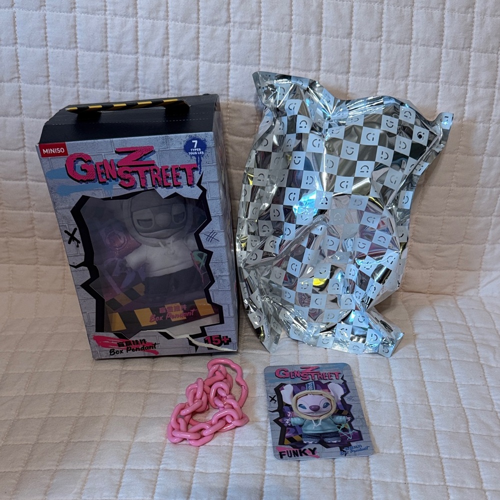Miniso Disney Stitch Gen Z Street Collection Confirmed Funky (the Pink one)